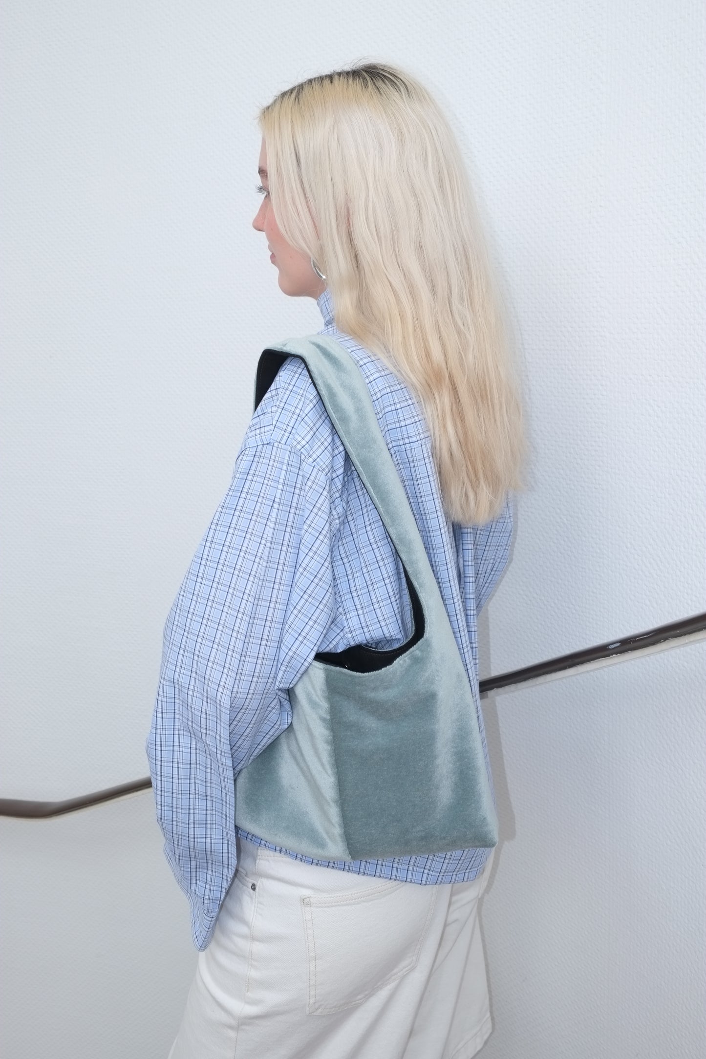 Velvet Turquoise Mini Bag