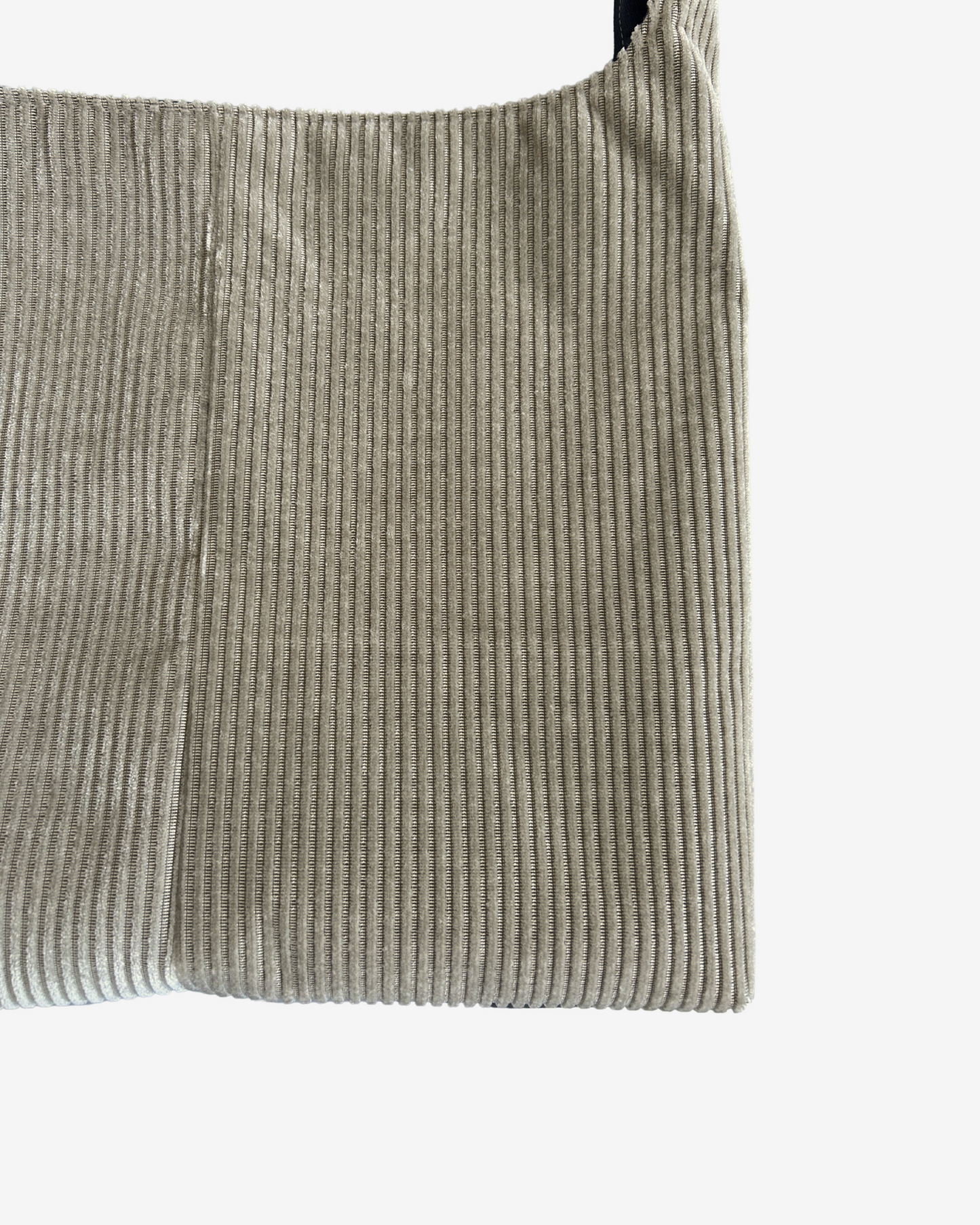 Cream Corduroy Big Bag