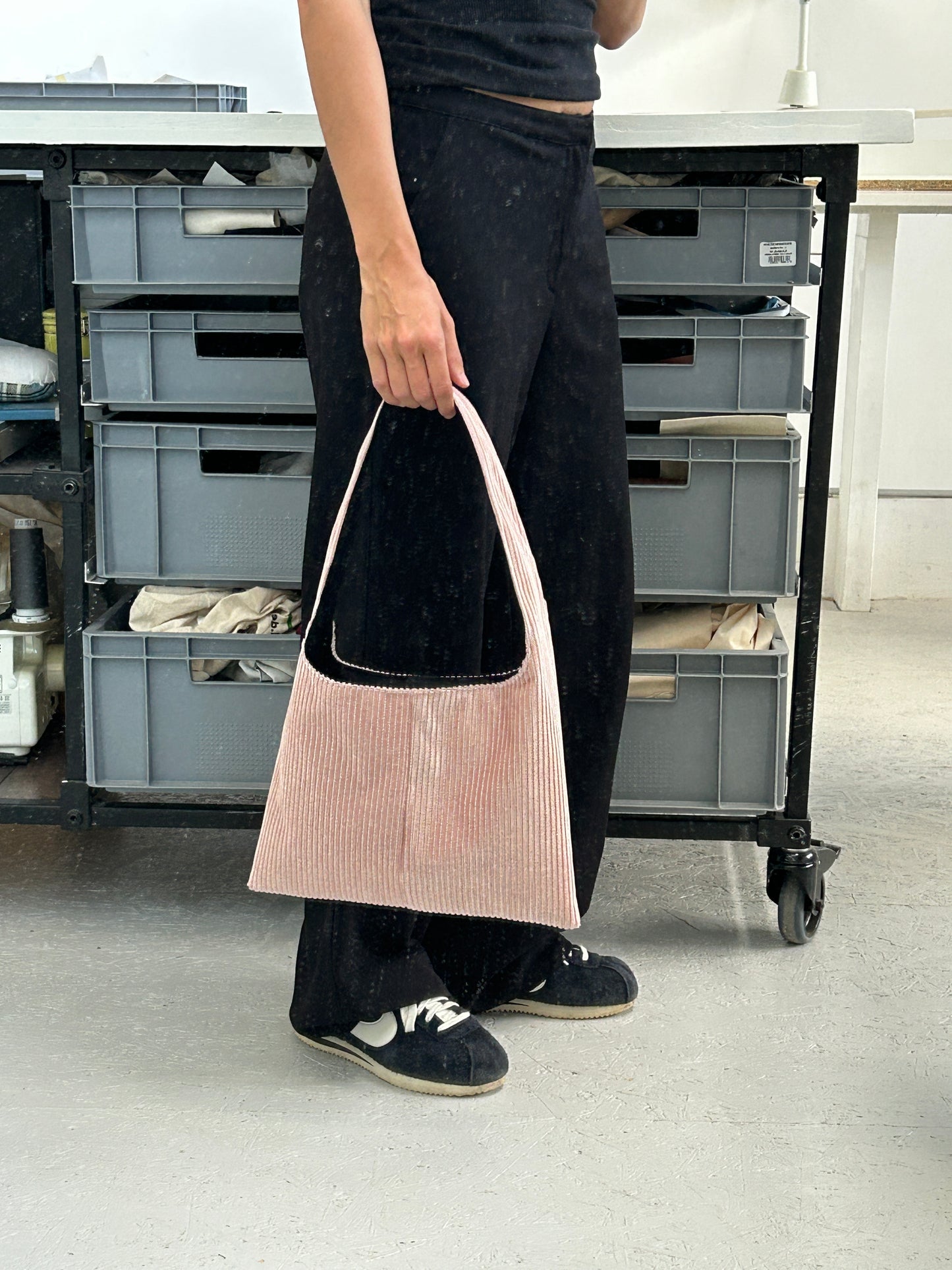 Rose Corduroy Mini Bag