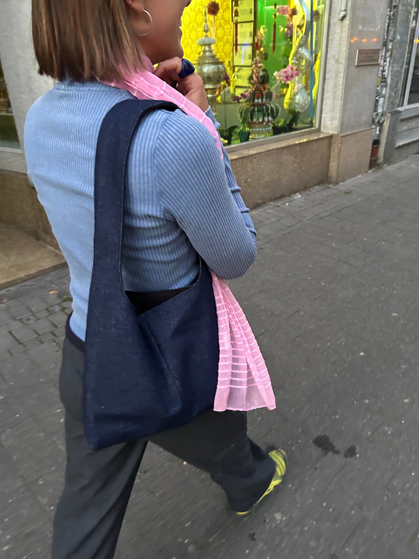 Blue Denim Mini Bag
