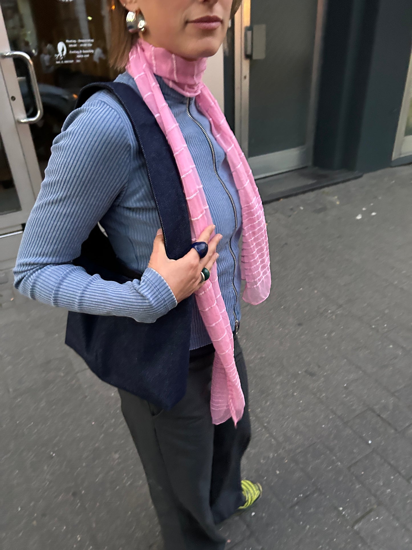 Blue Denim Mini Bag