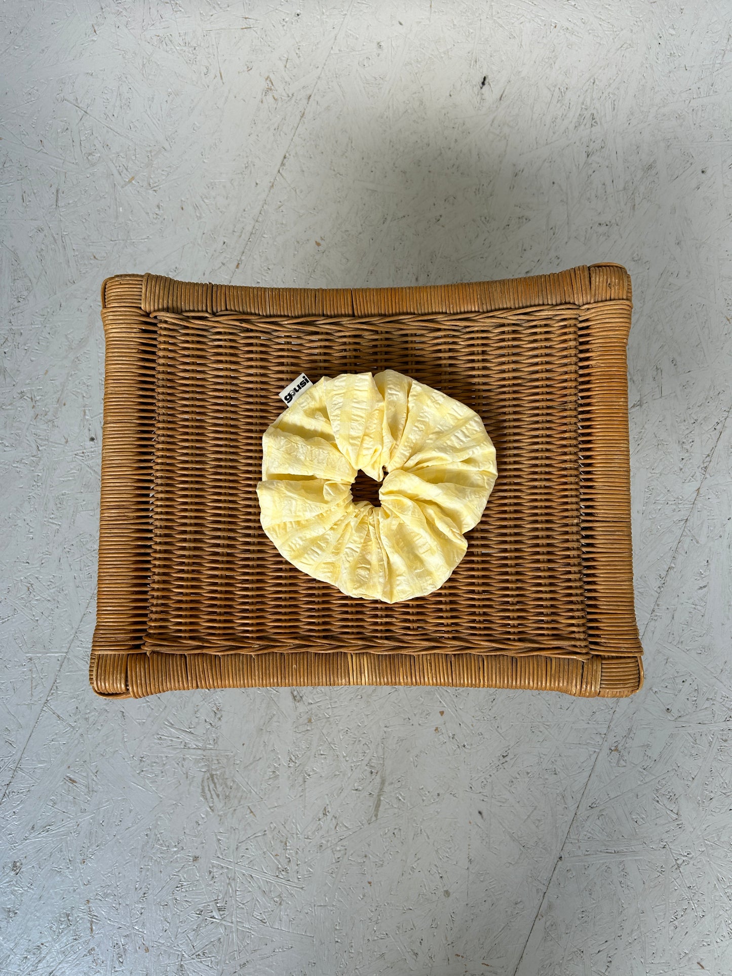 Yellow Sunflower Scrunchie