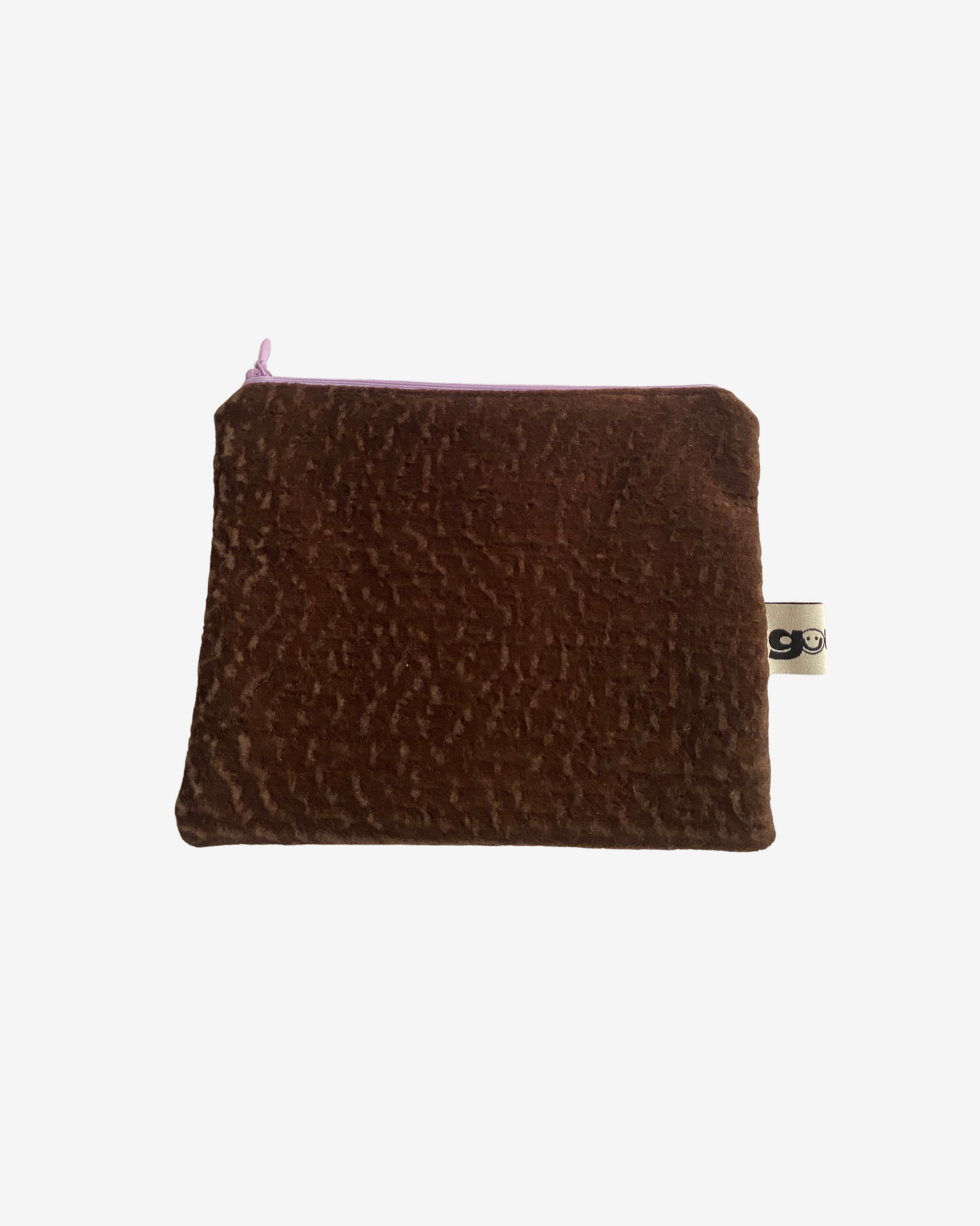 Velvet Brown Purse Big