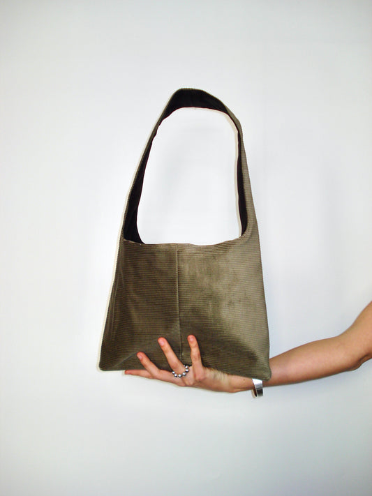 Mud Green Corduroy Mini Bag