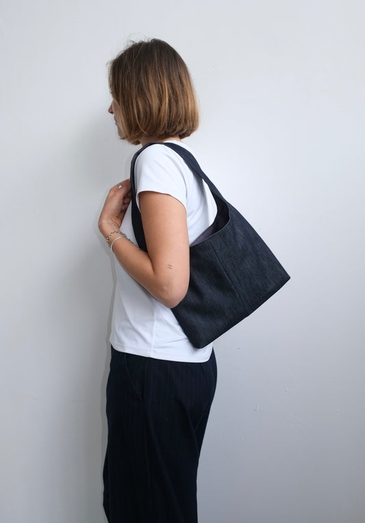 Blue Denim Mini Bag