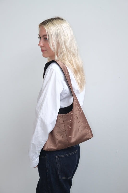 Brown Swirl Mini Bag