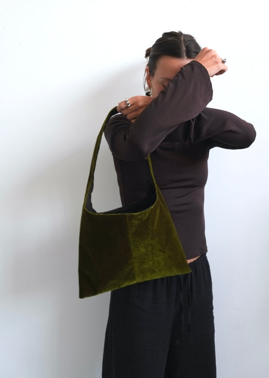 Green Velvet Mini Bag