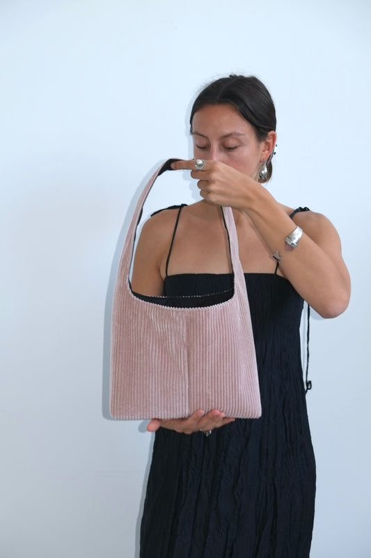 Rose Corduroy Mini Bag