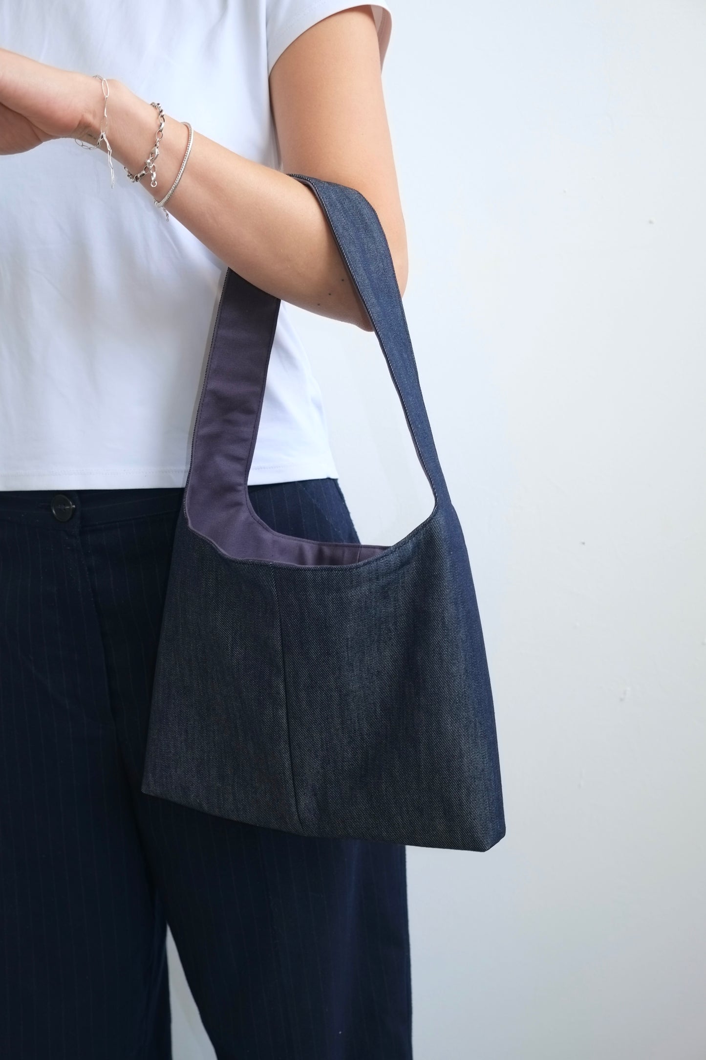 Blue Denim Mini Bag