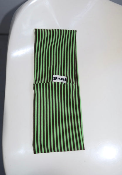 Green Striped Headband