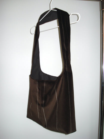 Velvet Brown BIG Crossbody Bag