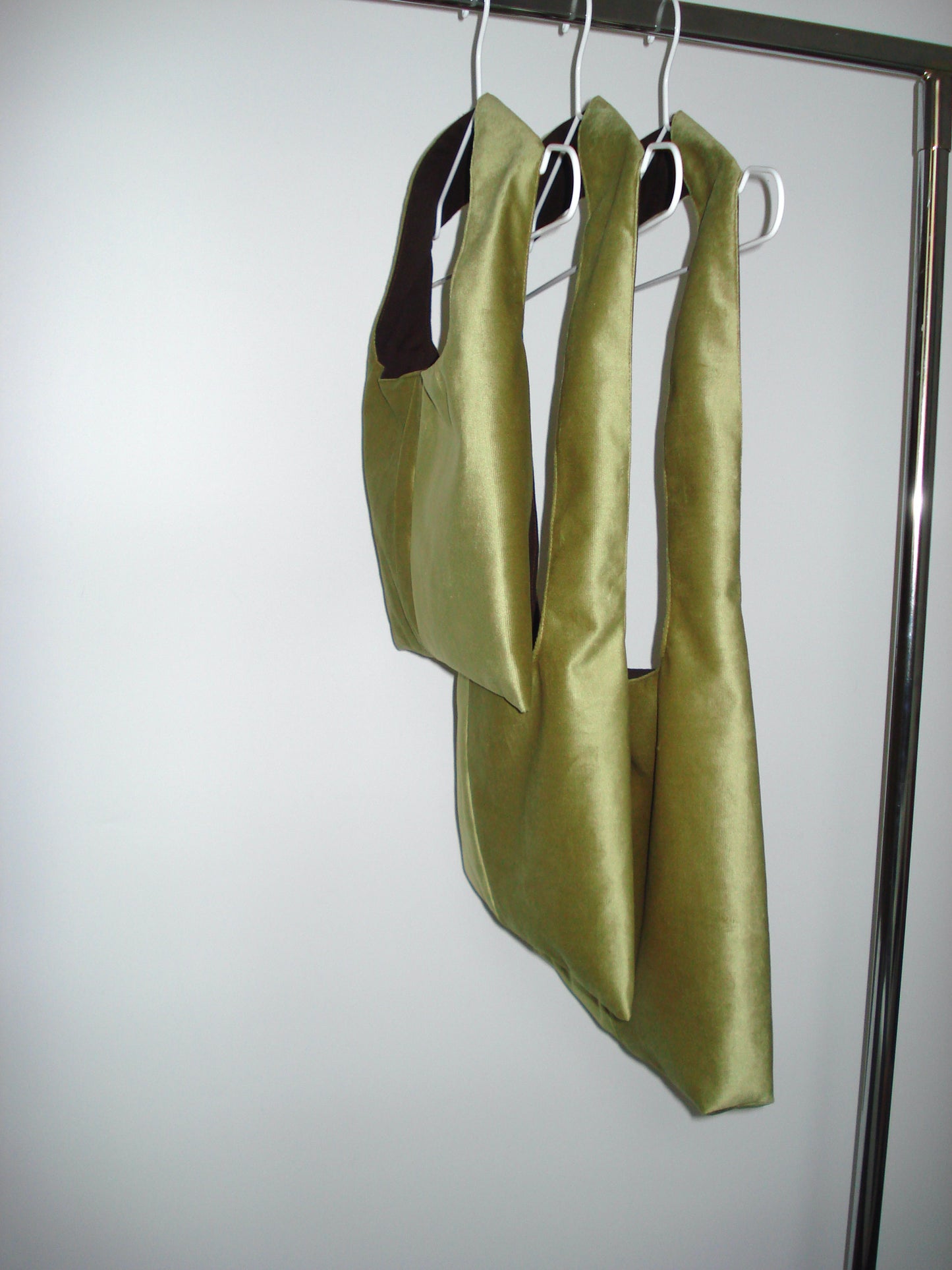 Green Velvet Medium Bag