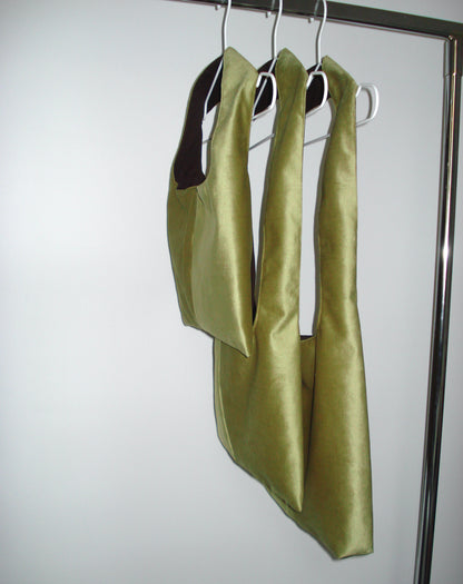 Green Velvet Big Bag