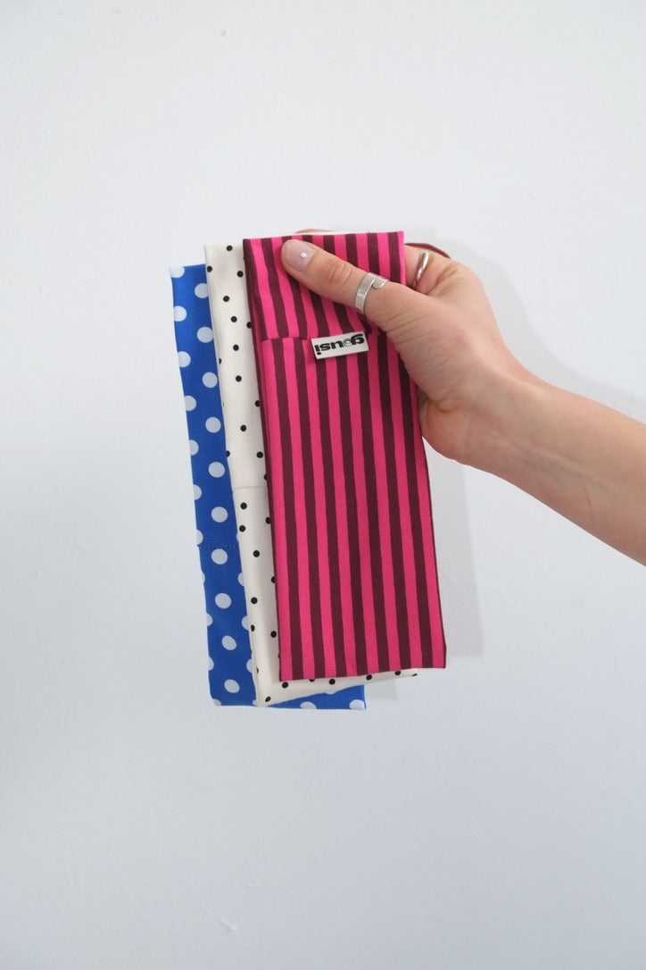 Polka Dots Headband Blue