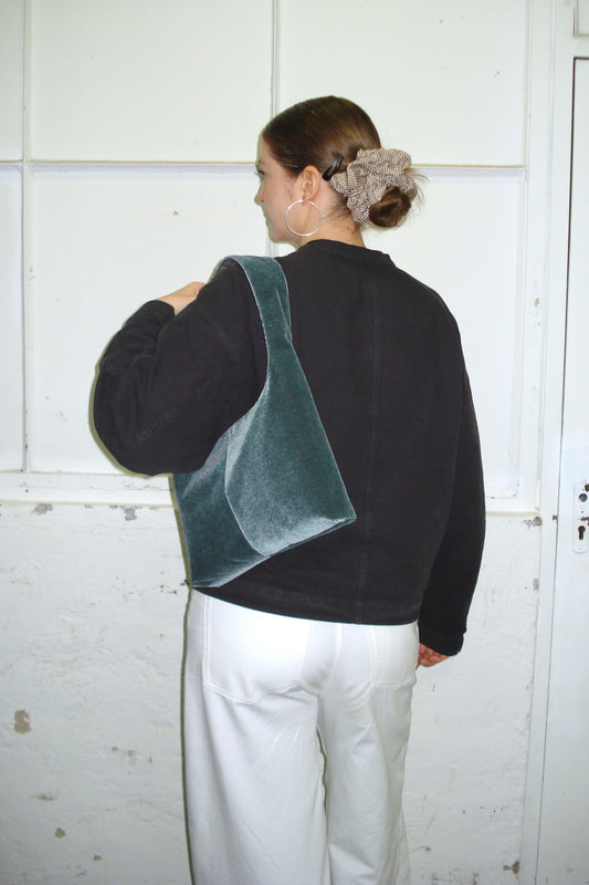 VELVET TURQUOISE MINI BAG