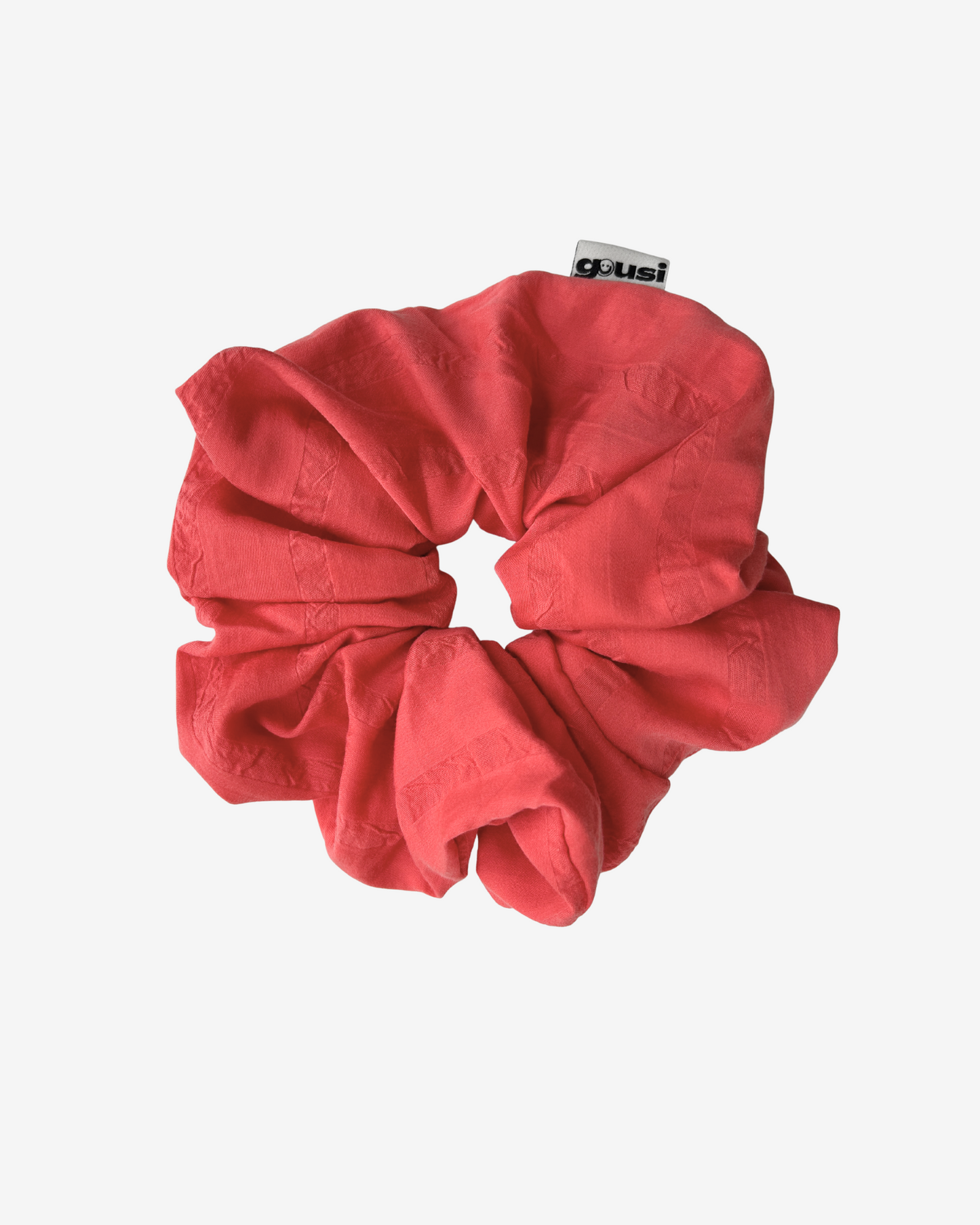 CORAL RED SCRUNCHIE