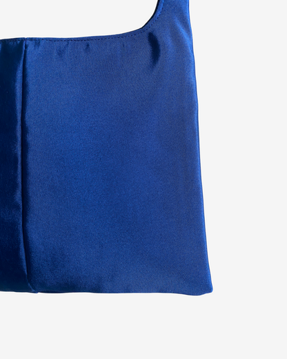 Blue Shiny Medium Bag