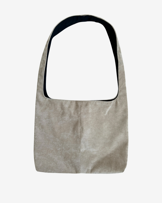 Cream Velvet Big Bag