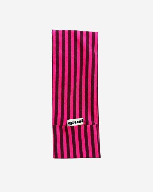 Pink Striped Headband