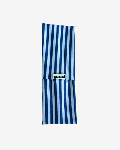 Blue Striped Headband