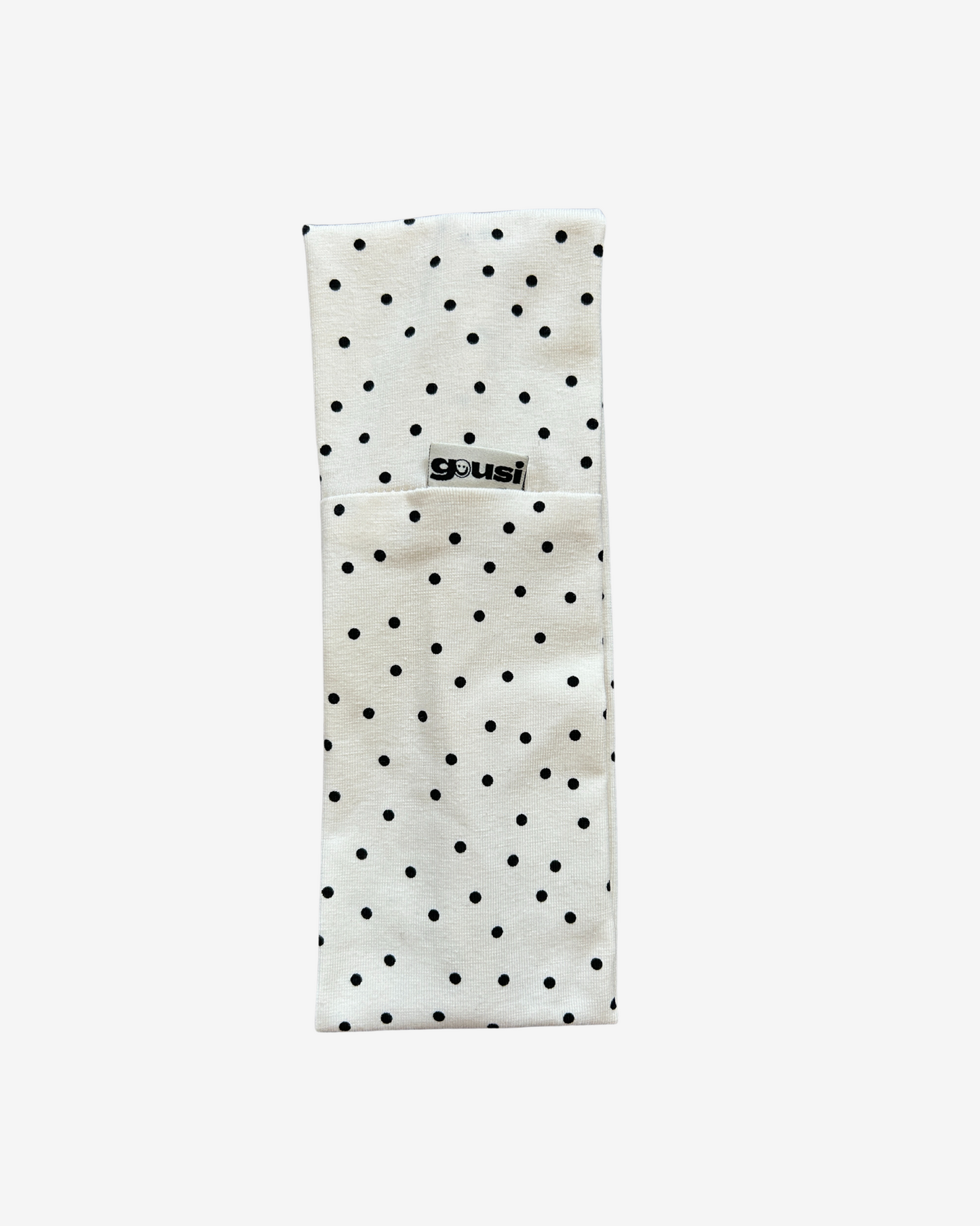 Polka Dots Headband White