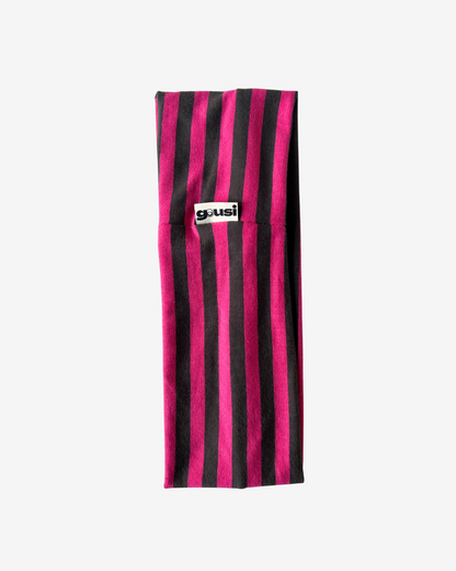 PINK BROWN STRIPED HEADBAND