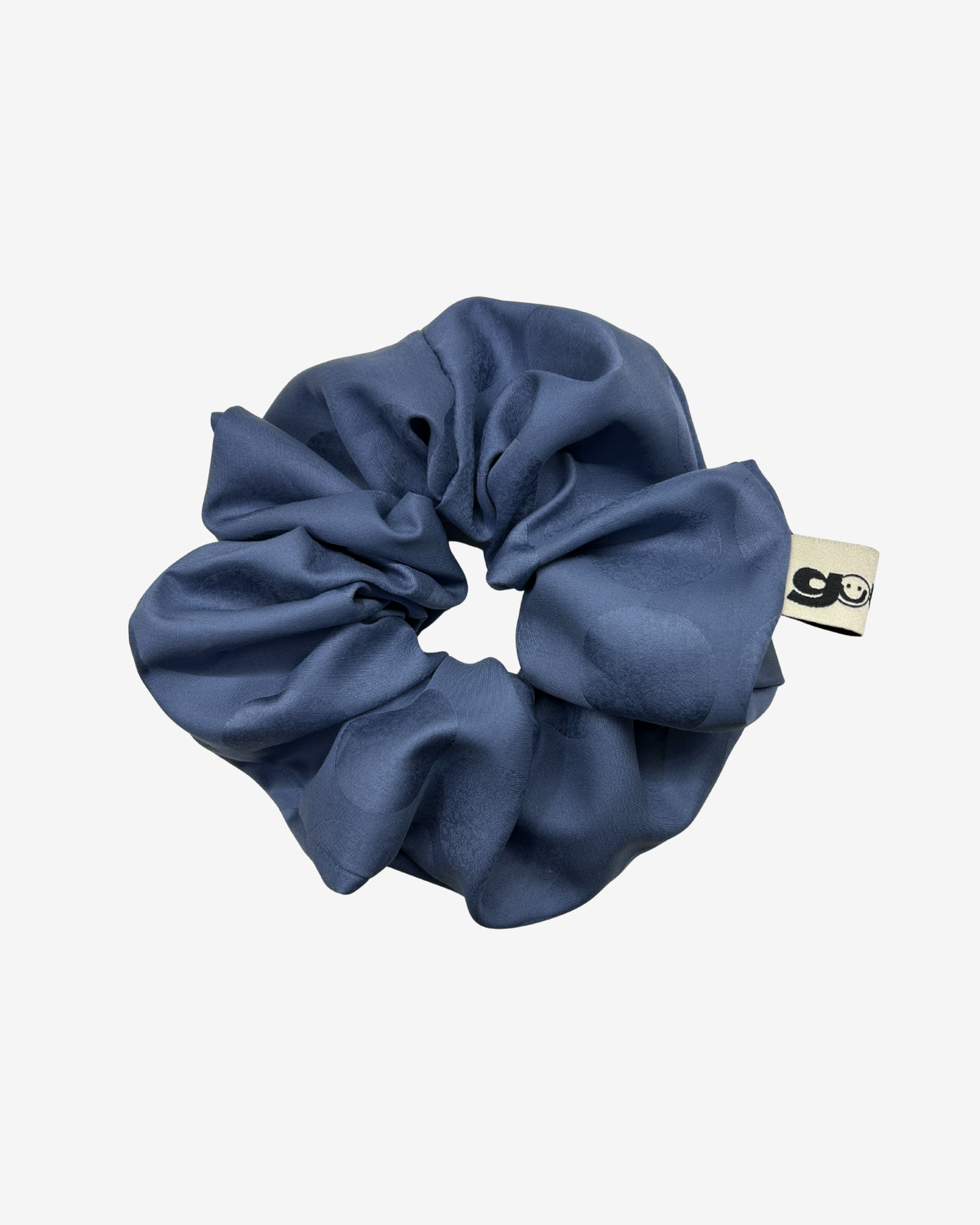DARK PASTEL BLUE SCRUNCHIE