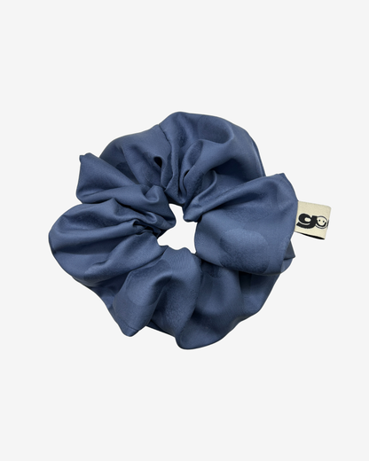 DARK PASTEL BLUE SCRUNCHIE